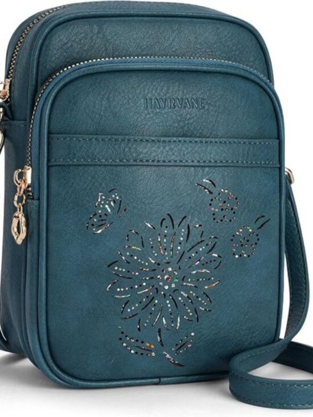 Small Crossbody Bags for Women, RFID Phone Purse with Card Slots, Triple Compart